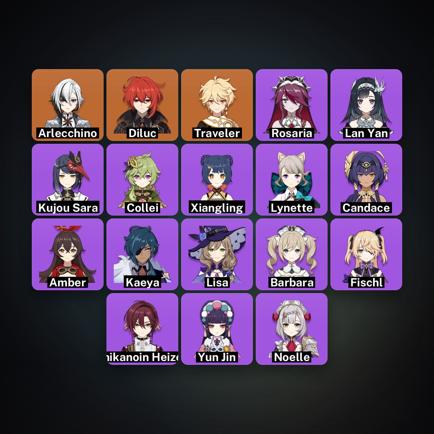 Genshin Impact | AR 41 | 18 Chars | 2× 5★ — Genshin / miHoYo Account — HabibiAccounts