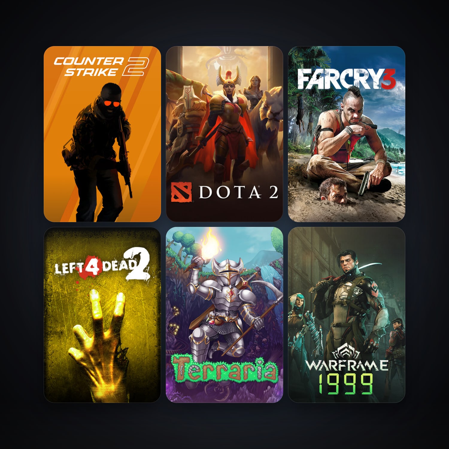 Left 4 Dead 2 + Dota 2, 43 games, Steam 12, clean — HabibiAccounts