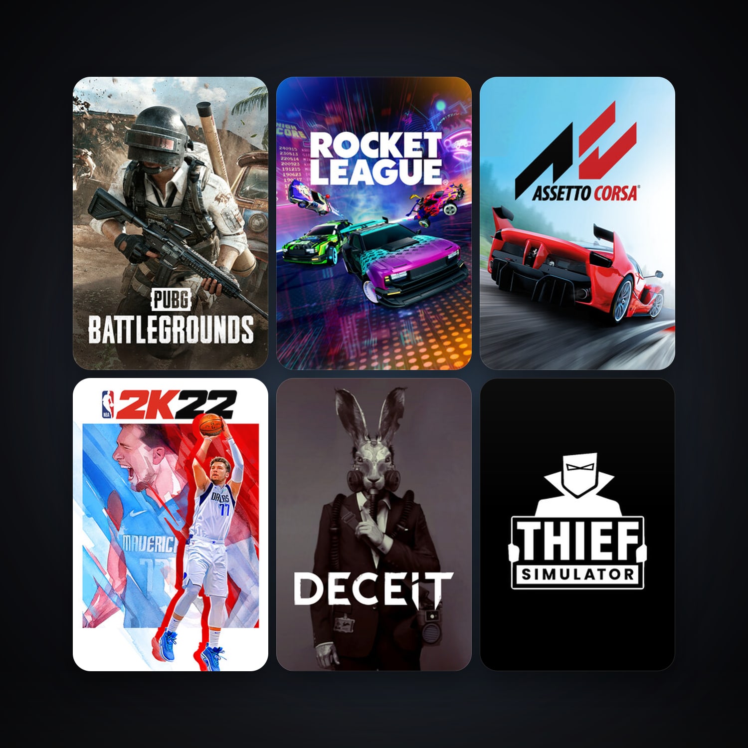 Dota 2 + Assetto Corsa, 26 games, Steam 37, clean — HabibiAccounts