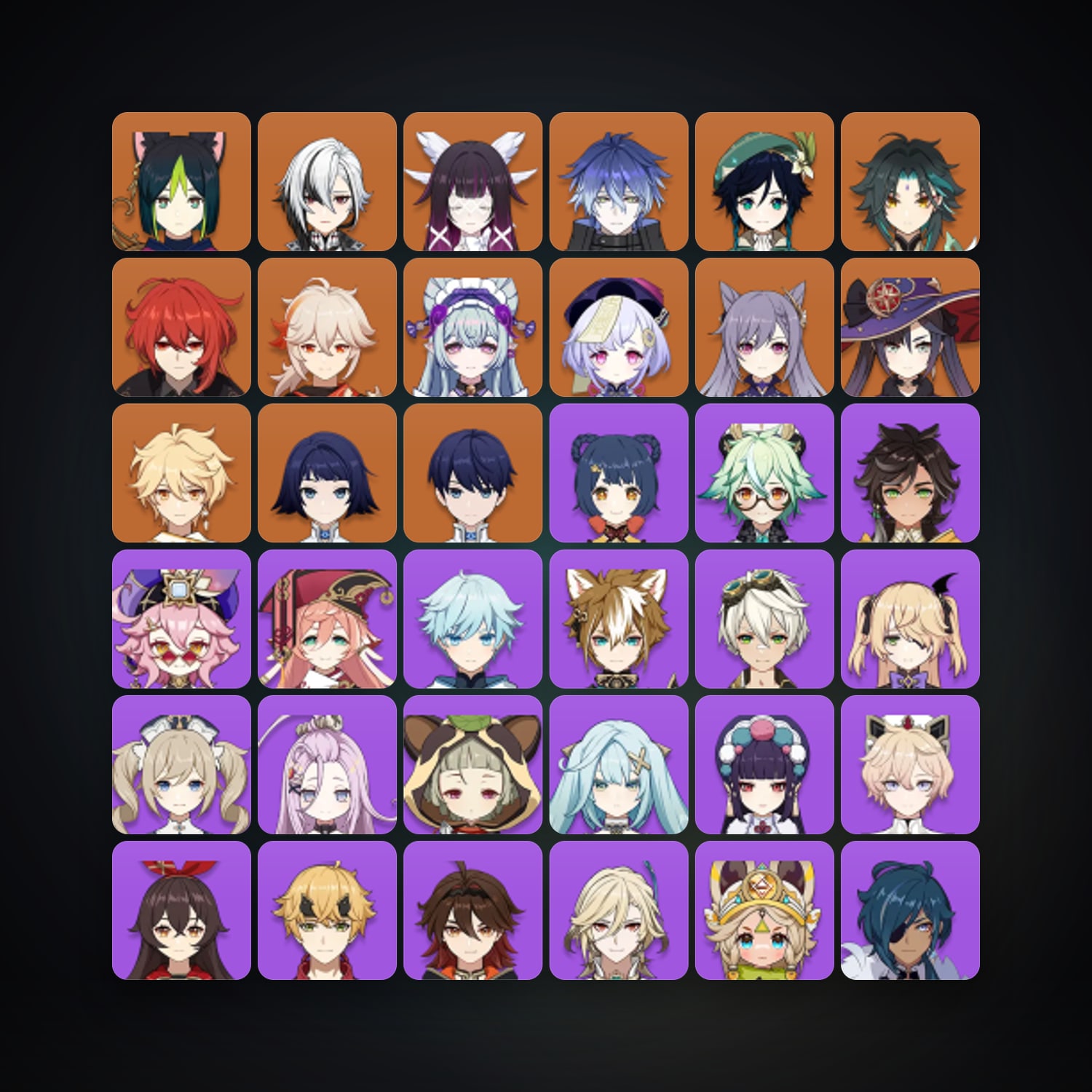 Genshin Impact | AR 55 | 51 Chars | 12× 5★ — Genshin / miHoYo Account — HabibiAccounts