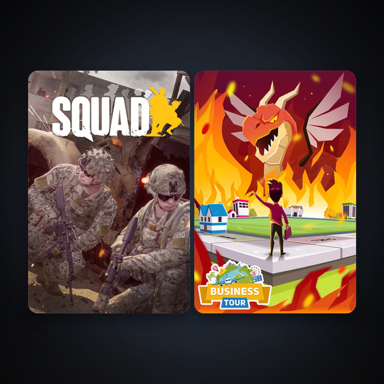 Squad + Business Tour - Board Game with Online Multiplayer, 3 games, clean — HabibiAccounts
