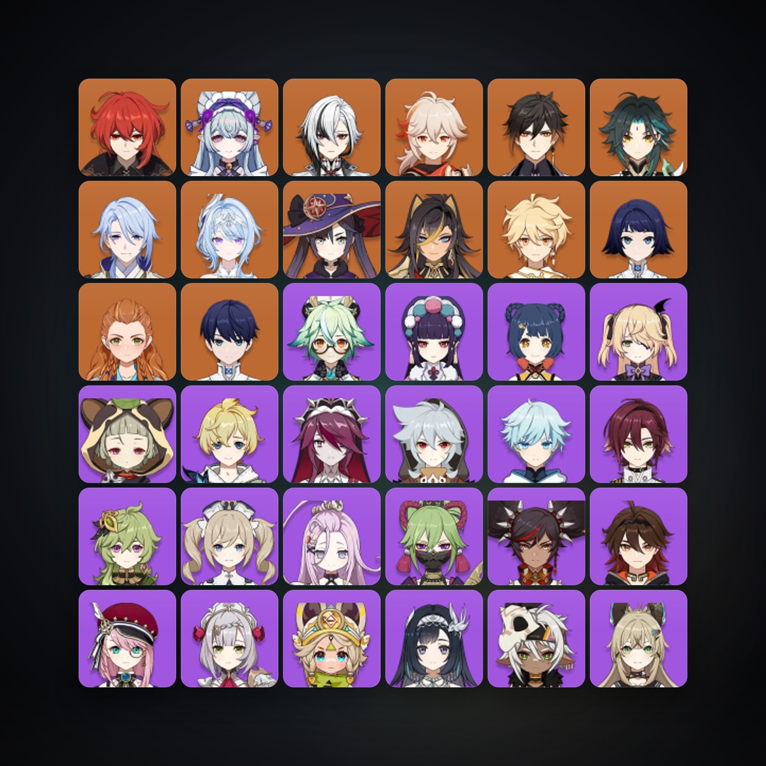 Genshin Impact | AR 56 | 53 Chars | 10× 5★ — HabibiAccounts