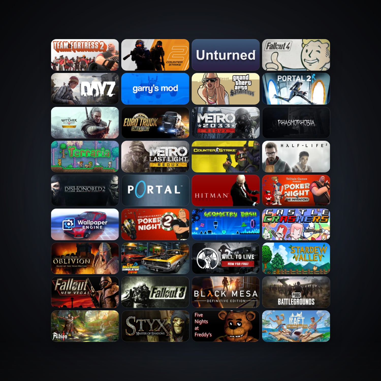 Counter-Strike + Half-Life, 106 games, Steam 19, clean — HabibiAccounts