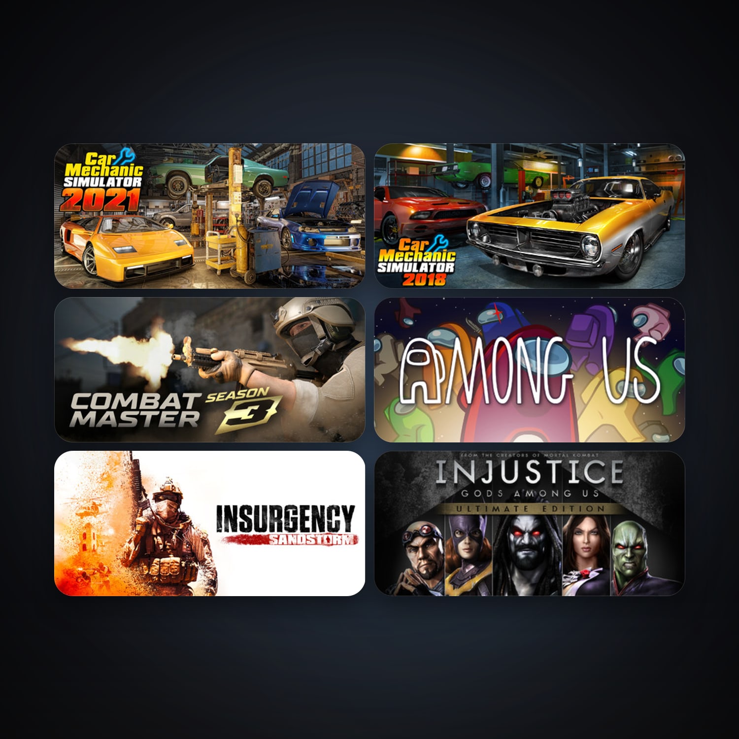 Injustice: Gods Among Us Ultimate Edition + The Deed, 18 games, clean — HabibiAccounts