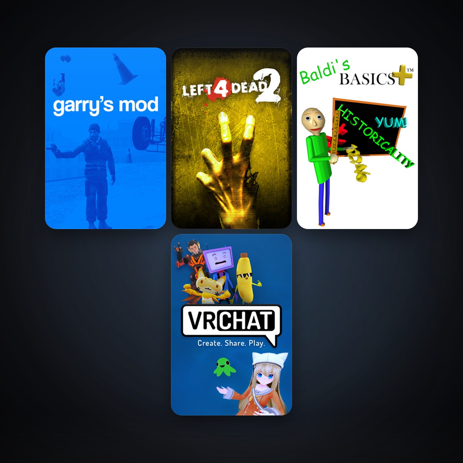 Left 4 Dead 2 + Garry's Mod, 21 games, clean — HabibiAccounts
