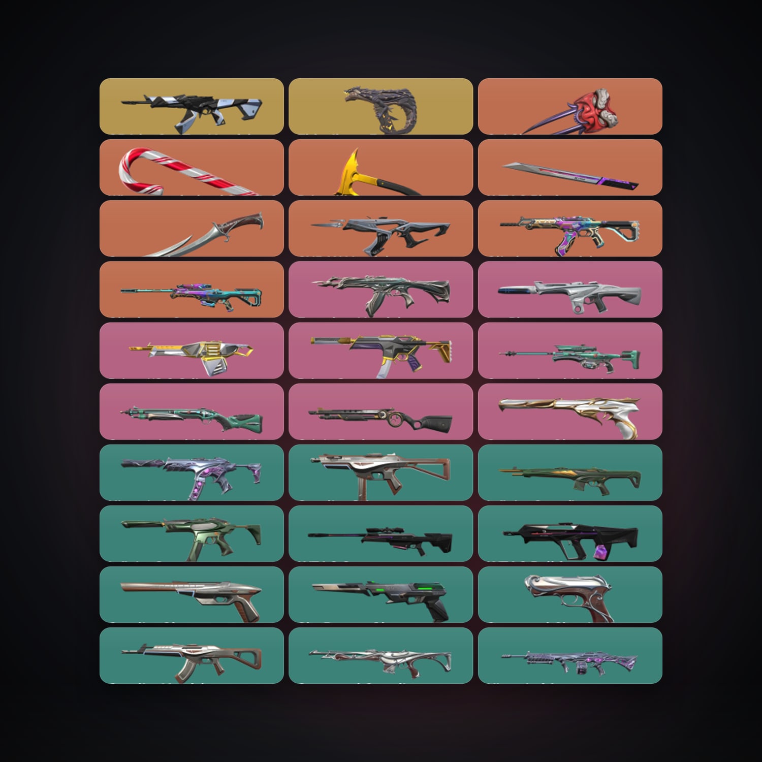 NA Plat 1 locker — 5 knives, 92 skins, lvl 248 — HabibiAccounts