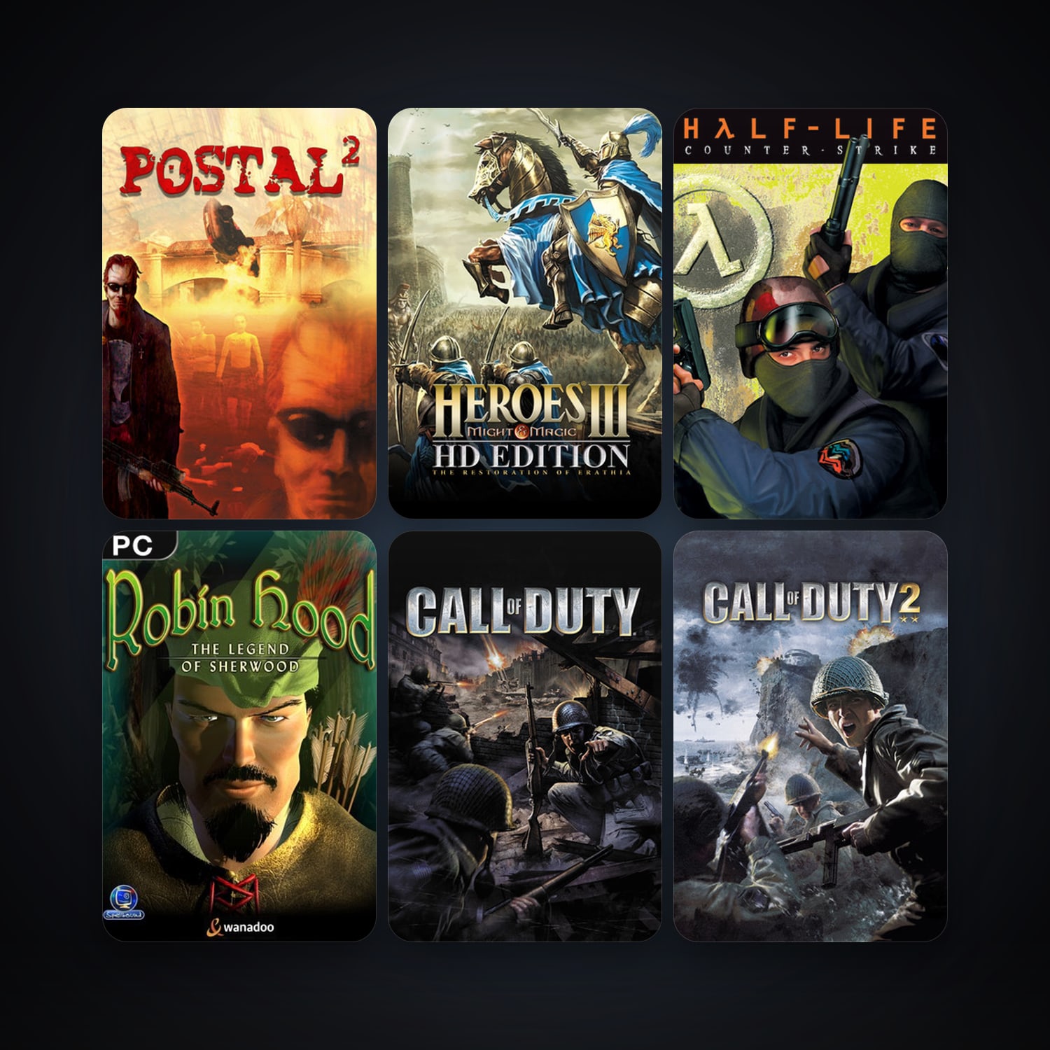 Counter-Strike + Day of Defeat, 18 games, clean — HabibiAccounts