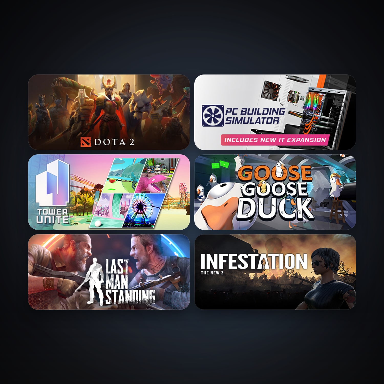 Dota 2 + Tower Unite, 11 games, clean — HabibiAccounts