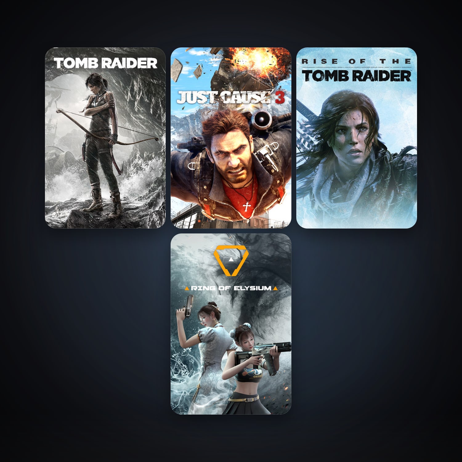 Need for Speed Undercover + Tomb Raider, 7 games, clean — HabibiAccounts