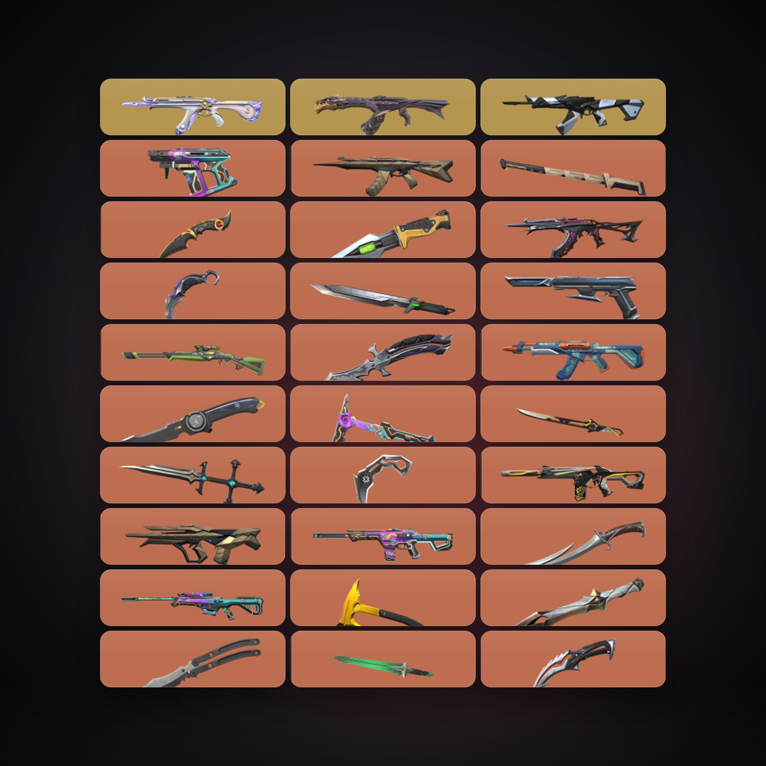 EU Diamond 2 locker — 21 knives, 242 skins, lvl 760 — HabibiAccounts