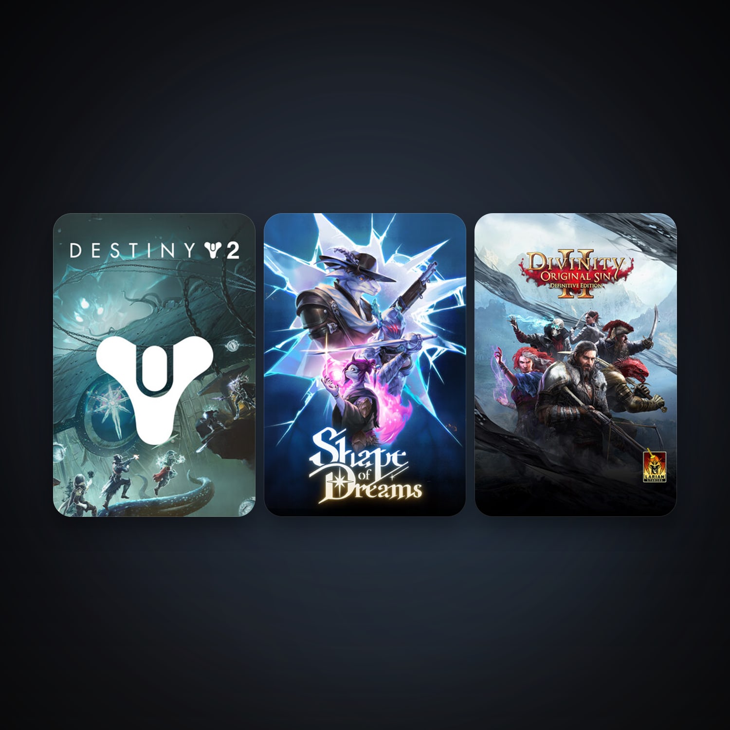 Divinity: Original Sin 2 + Destiny 2, 4 games, clean — HabibiAccounts