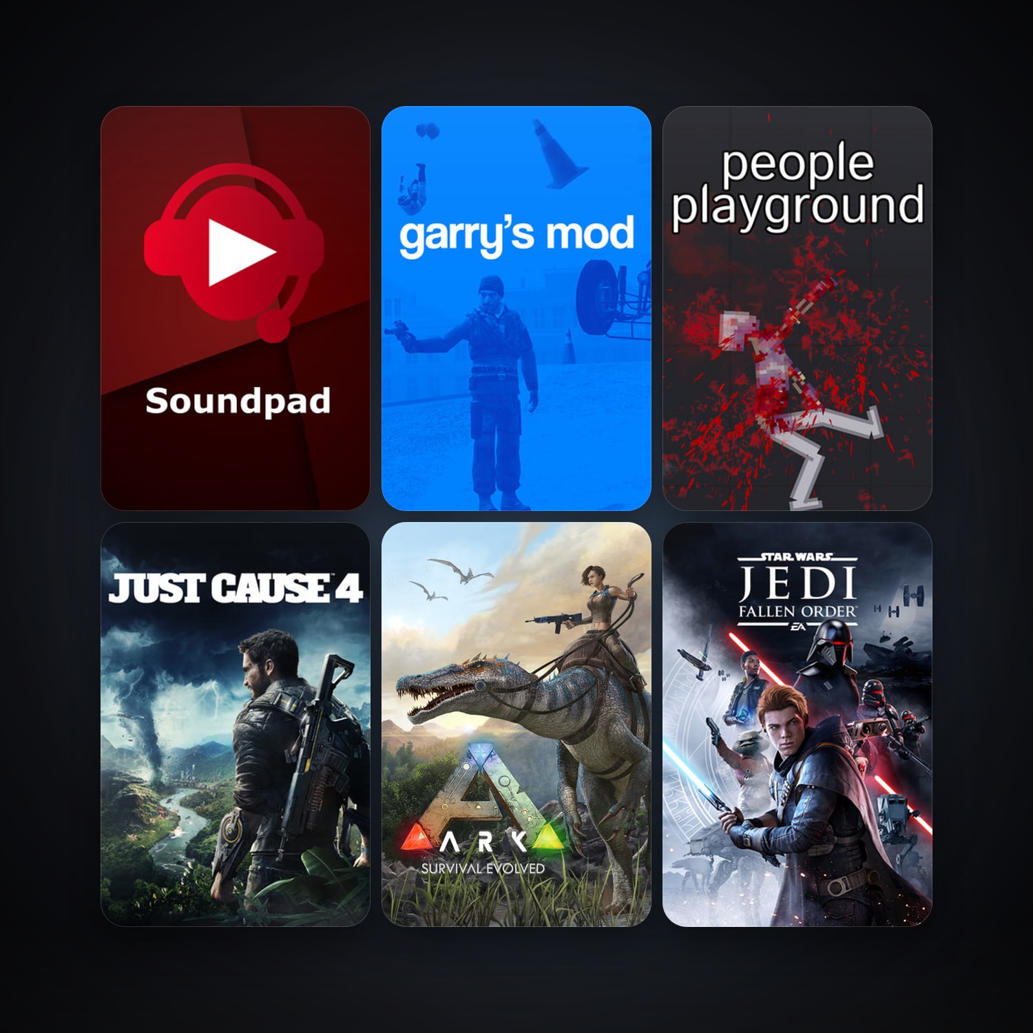 Garry's Mod + ARK: Survival Evolved, 68 games, clean — HabibiAccounts