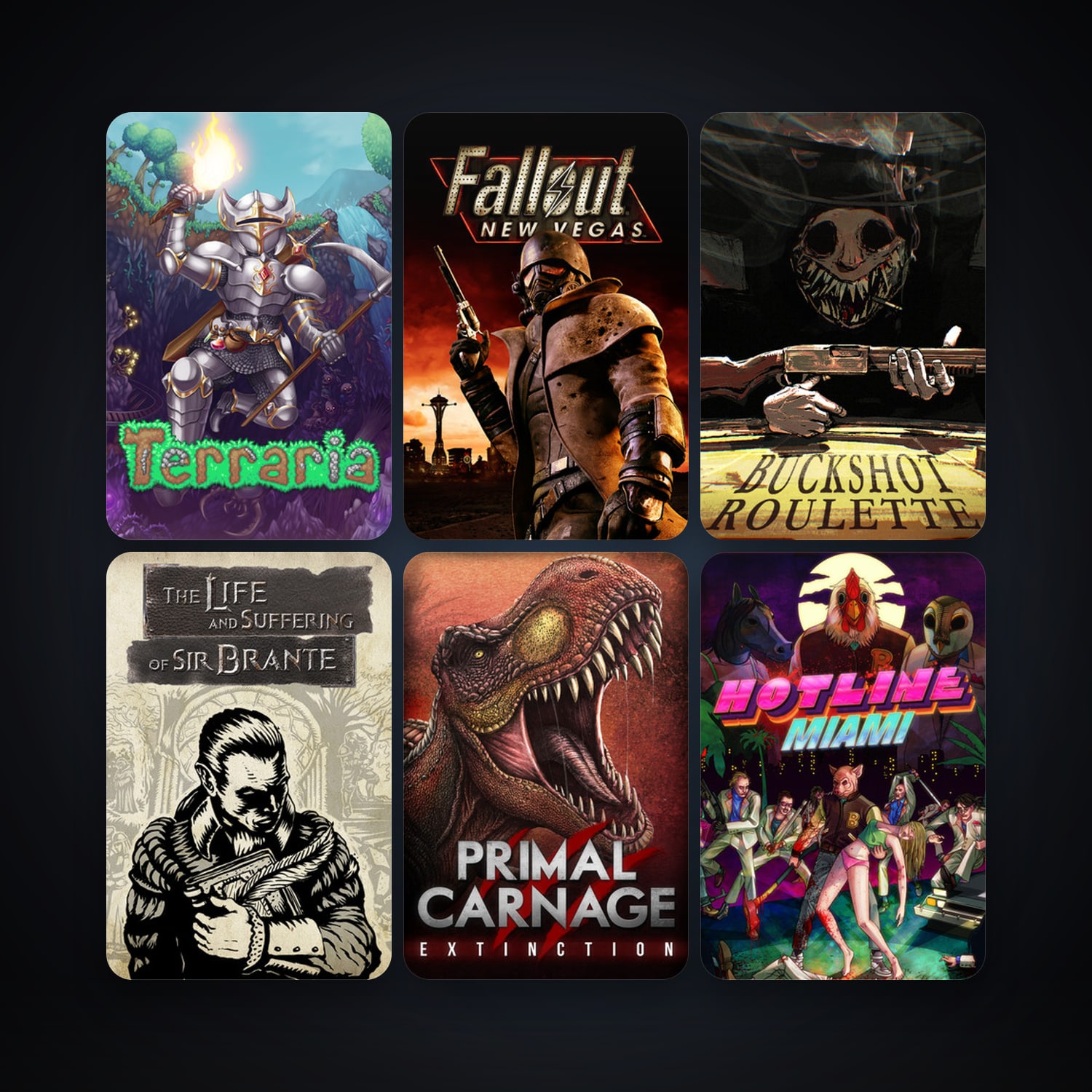 Fallout: New Vegas + Terraria, 17 games, clean — HabibiAccounts