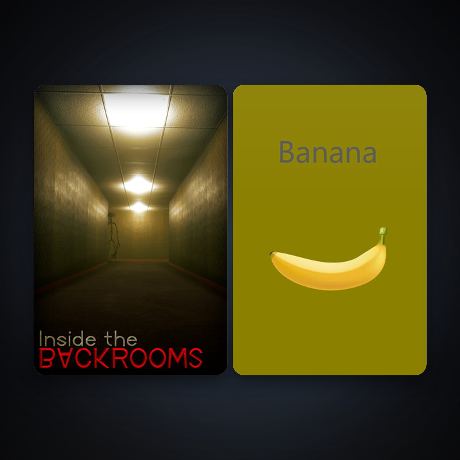 Inside the Backrooms + Banana, 9 games, clean — HabibiAccounts