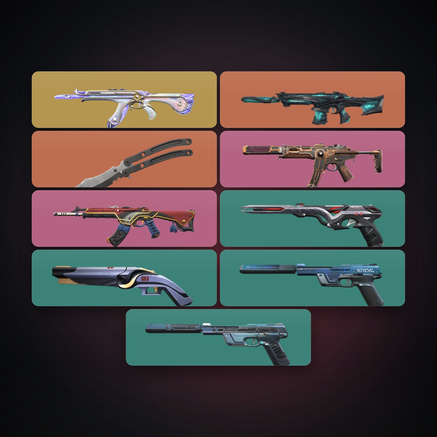 AP Silver 1 locker — 1 knives, 9 skins, lvl 154 — HabibiAccounts