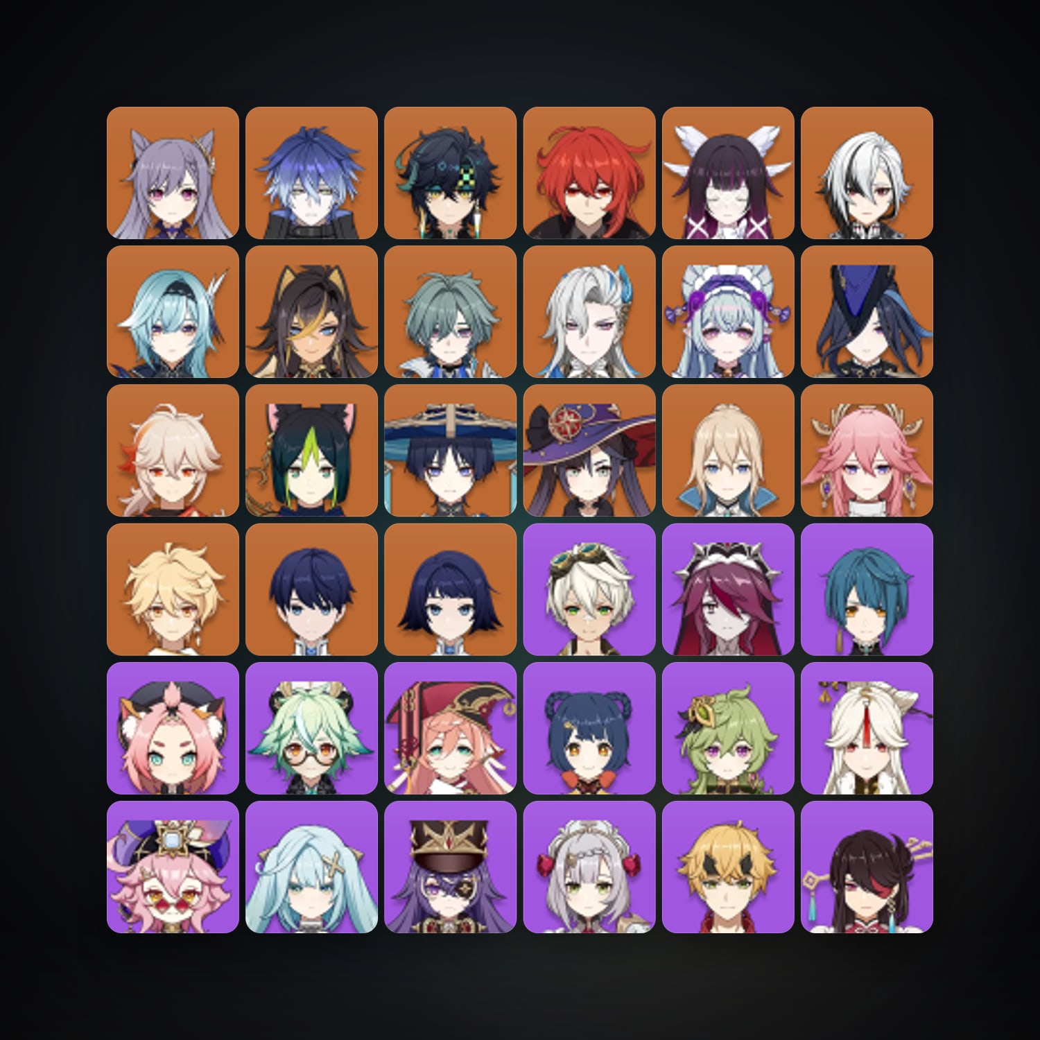 Genshin Impact | AR 56 | 69 Chars | 18× 5★ — HabibiAccounts