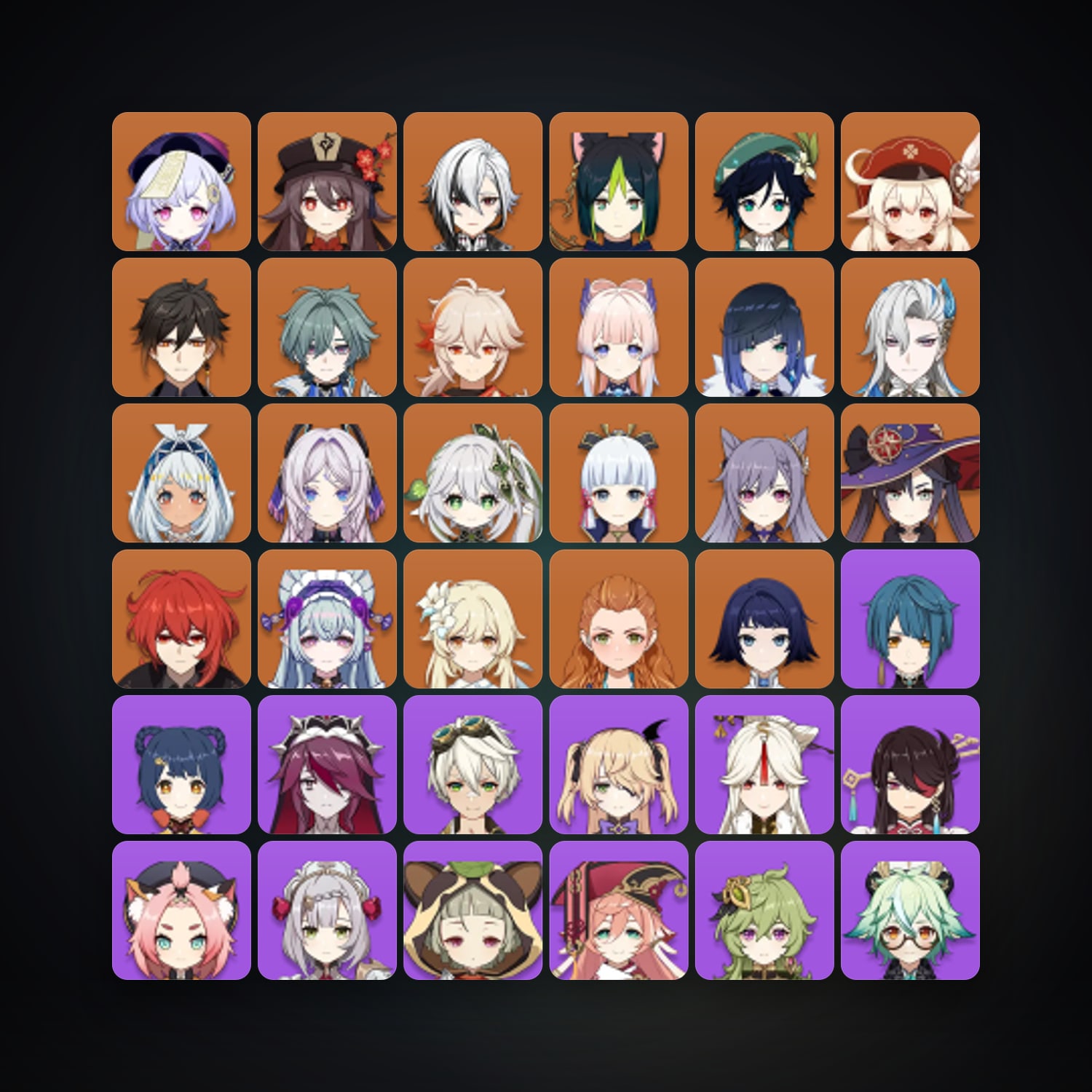 Genshin Impact | AR 59 | 69 Chars | 20× 5★ — HabibiAccounts