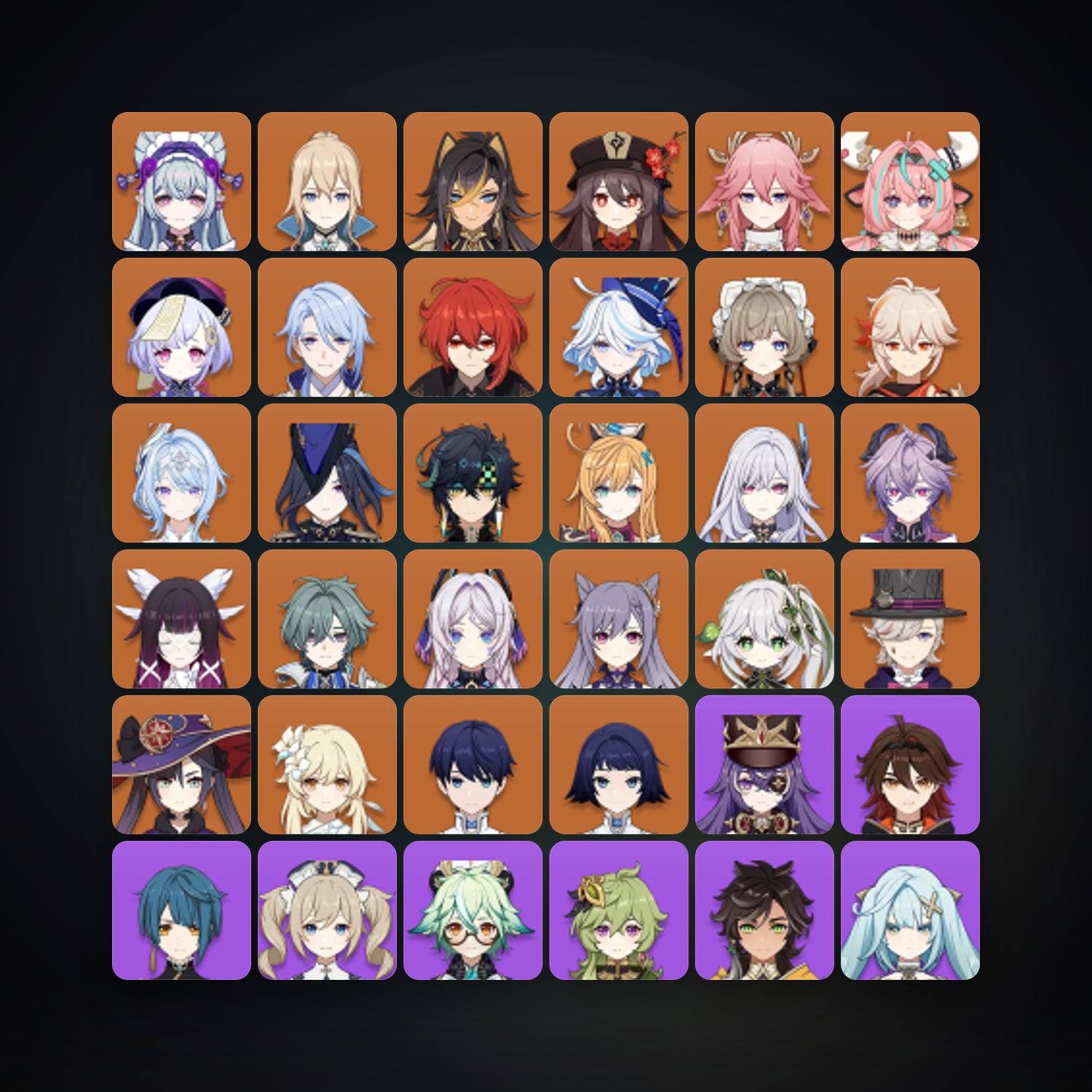 جينشن إمباكت | AR 60 | 79 شخصية | 25× 5★ — HabibiAccounts