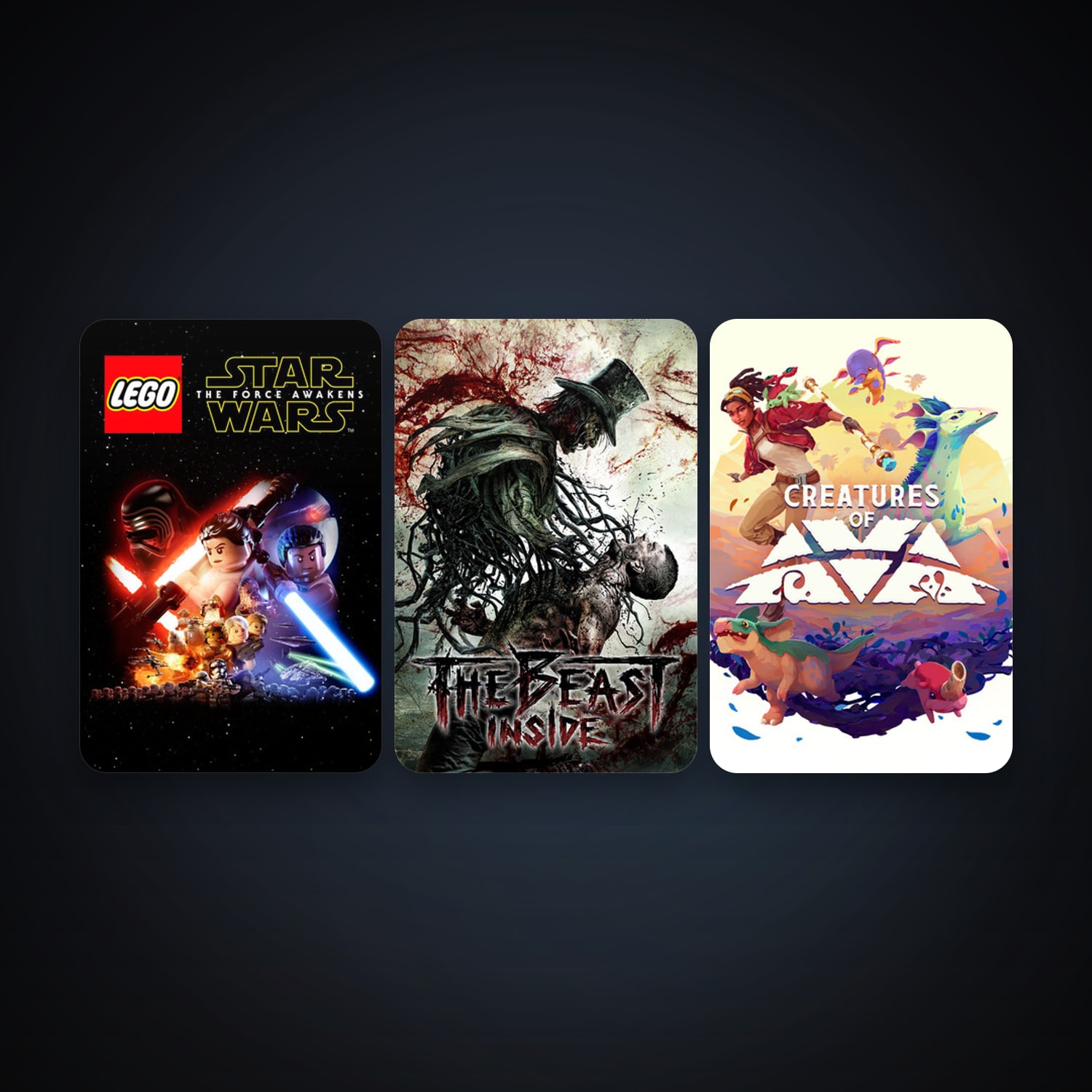 LEGO STAR WARS: The Force Awakens + The Beast Inside, 12 games, clean — HabibiAccounts