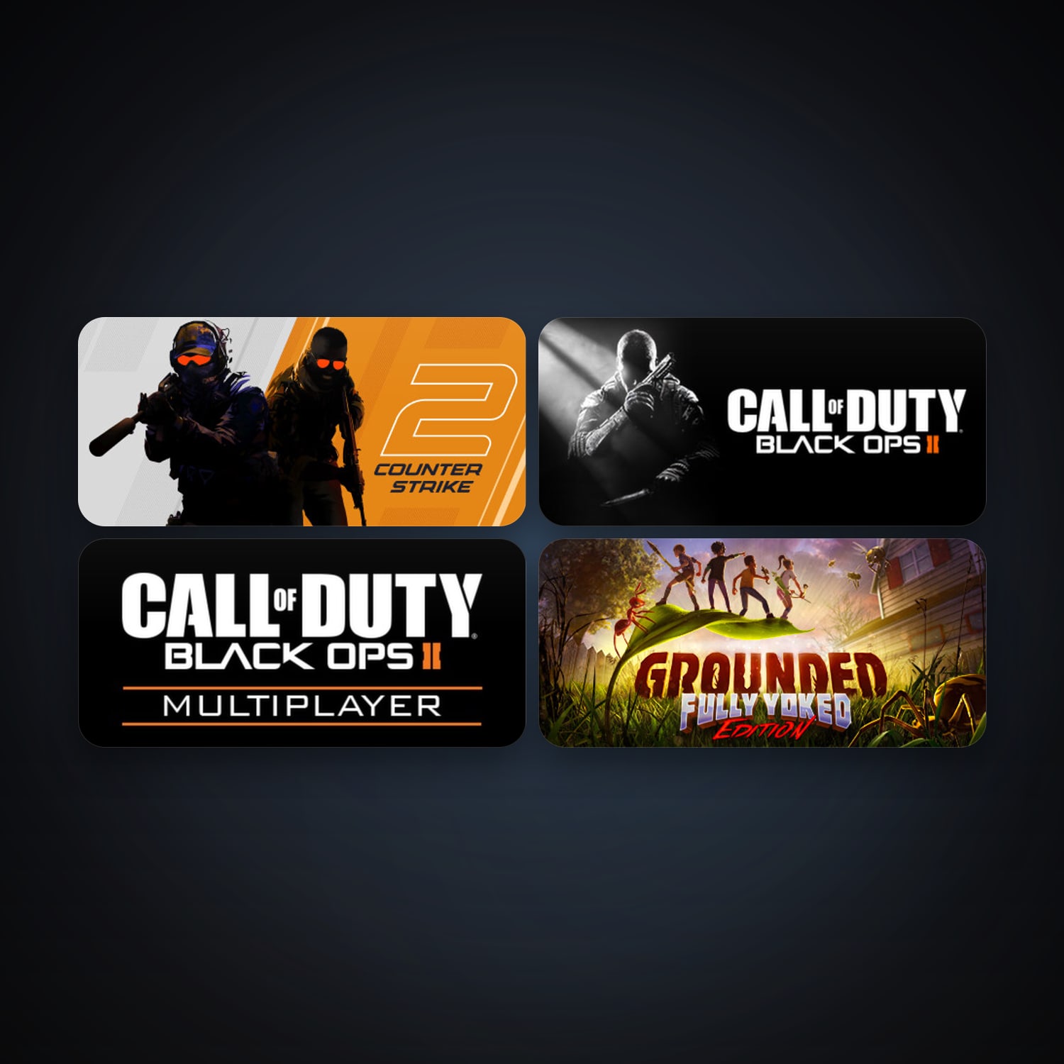 CS2 Prime + Call of Duty: Black Ops II, 8 games, clean — HabibiAccounts