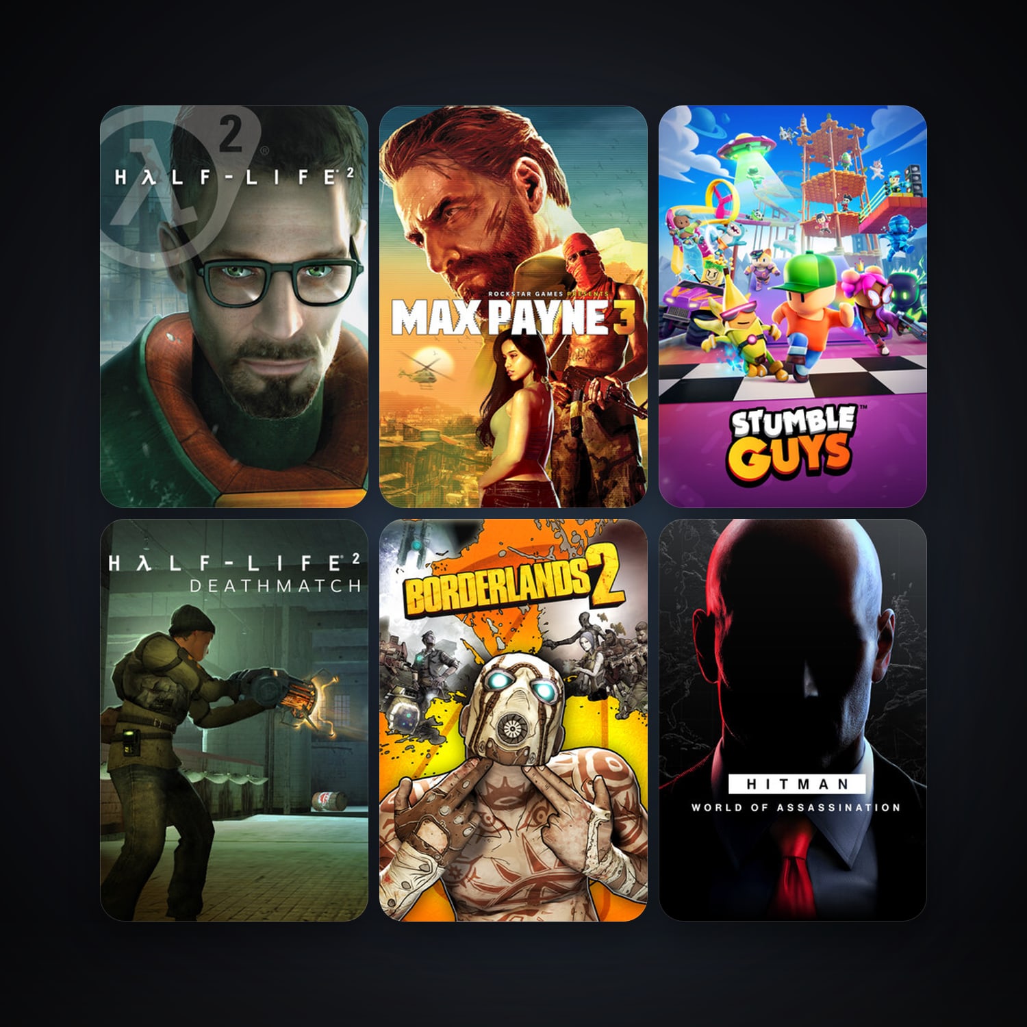 Half-Life 2 + Half-Life 2: Deathmatch, 16 games, clean — HabibiAccounts