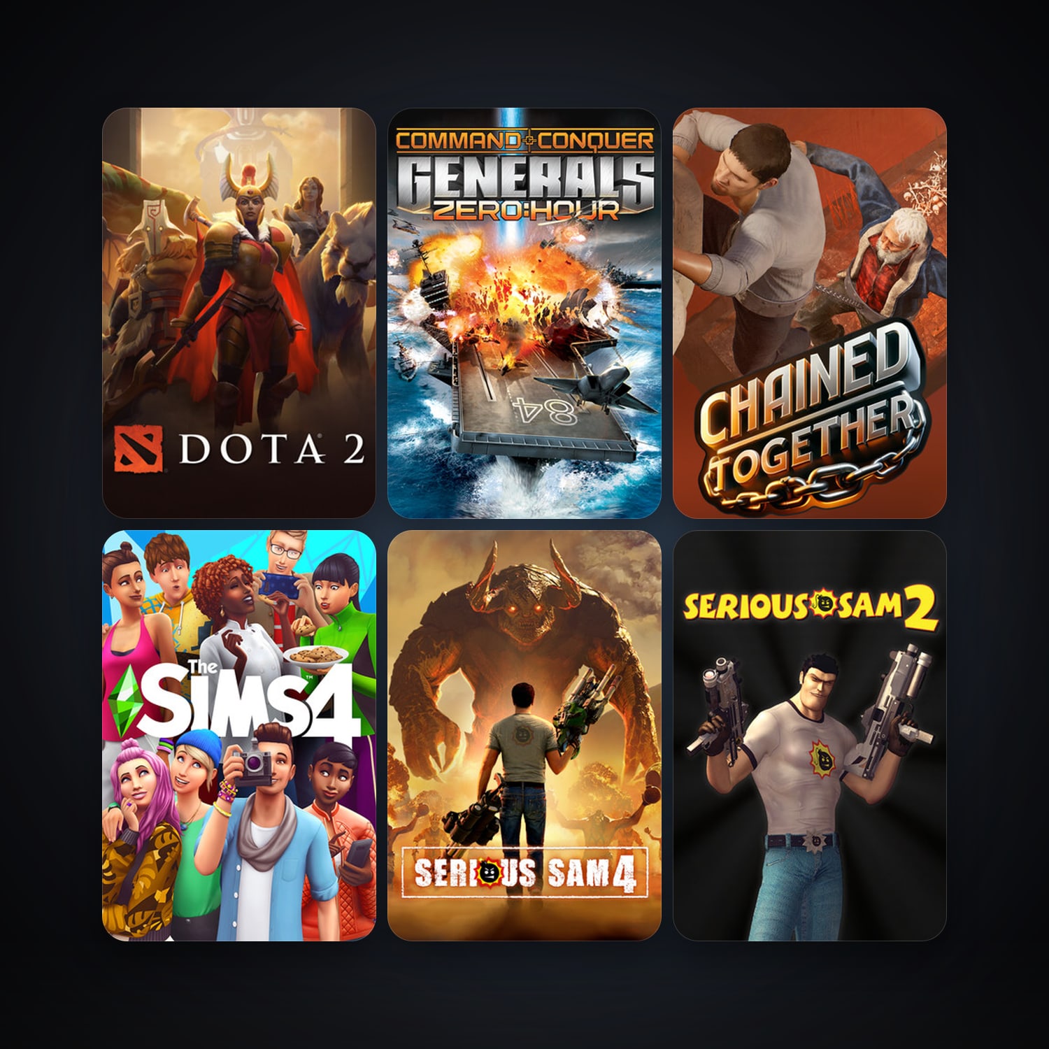Dota 2 + Serious Sam 2, 32 games, clean — HabibiAccounts