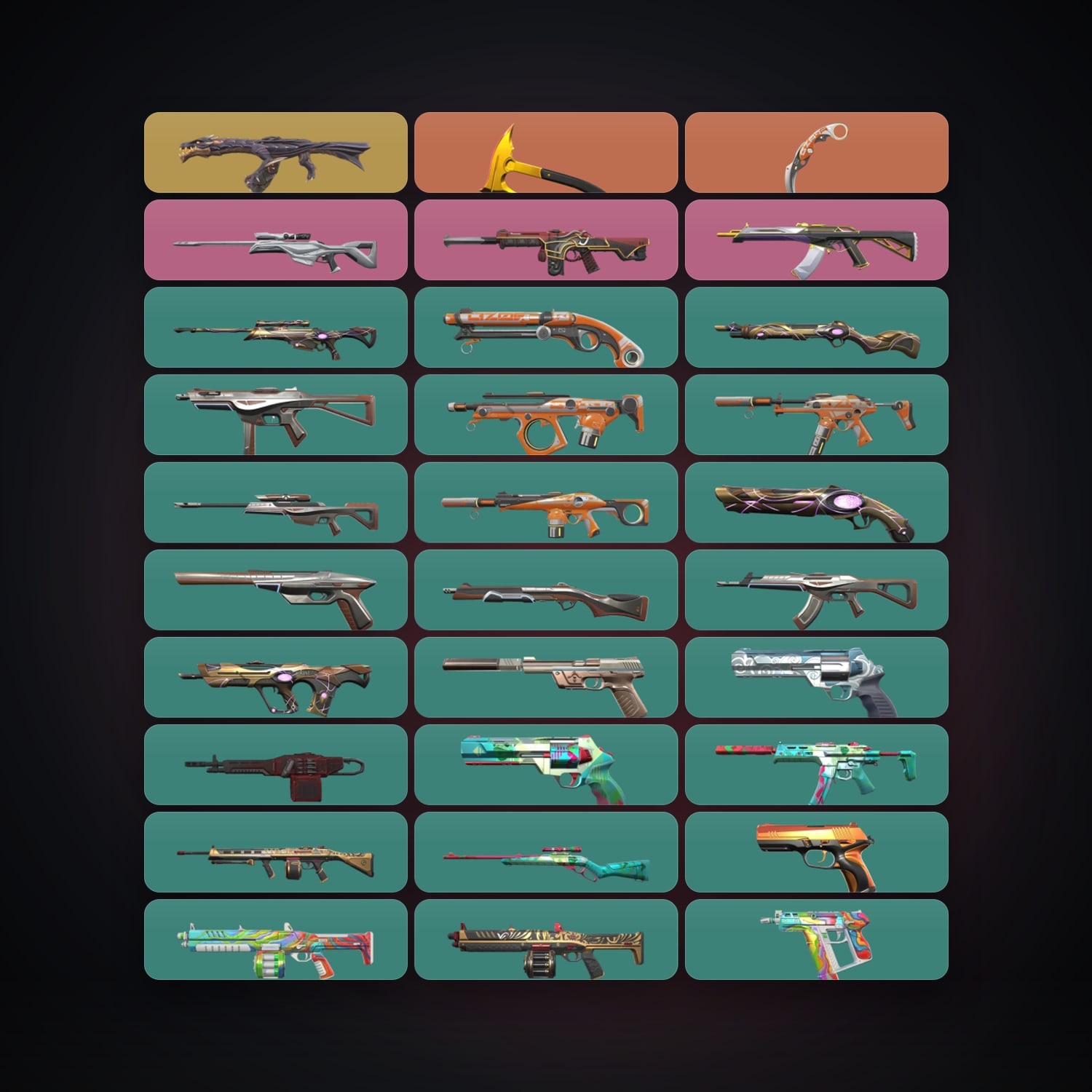 LA Bronze 2 locker — 2 knives, 44 skins, lvl 92 — HabibiAccounts