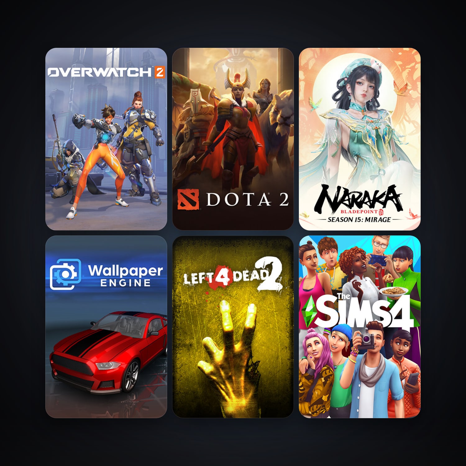 Left 4 Dead 2 + Dota 2, 35 games, clean — HabibiAccounts