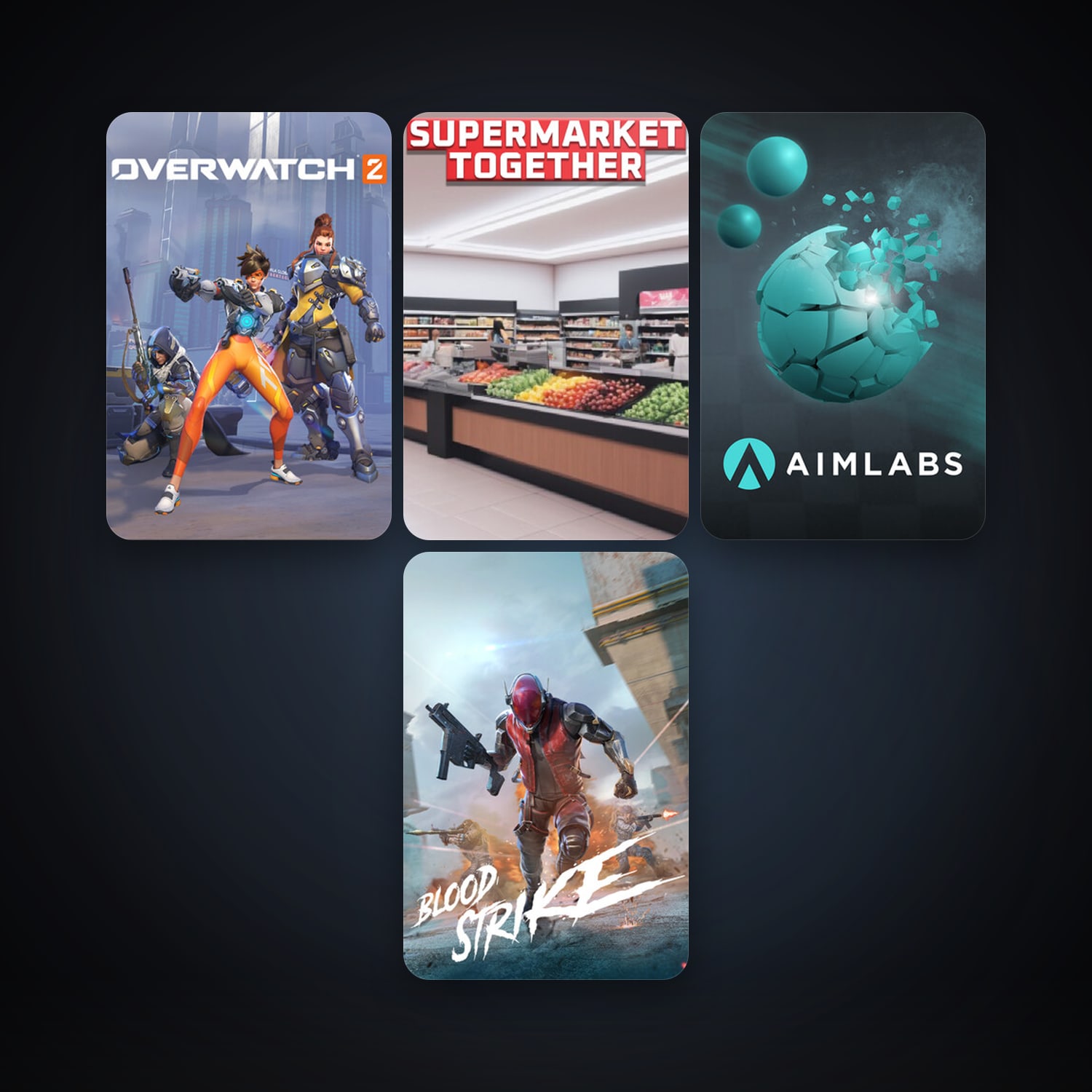 Aimlabs + Overwatch 2, 8 games, clean — HabibiAccounts