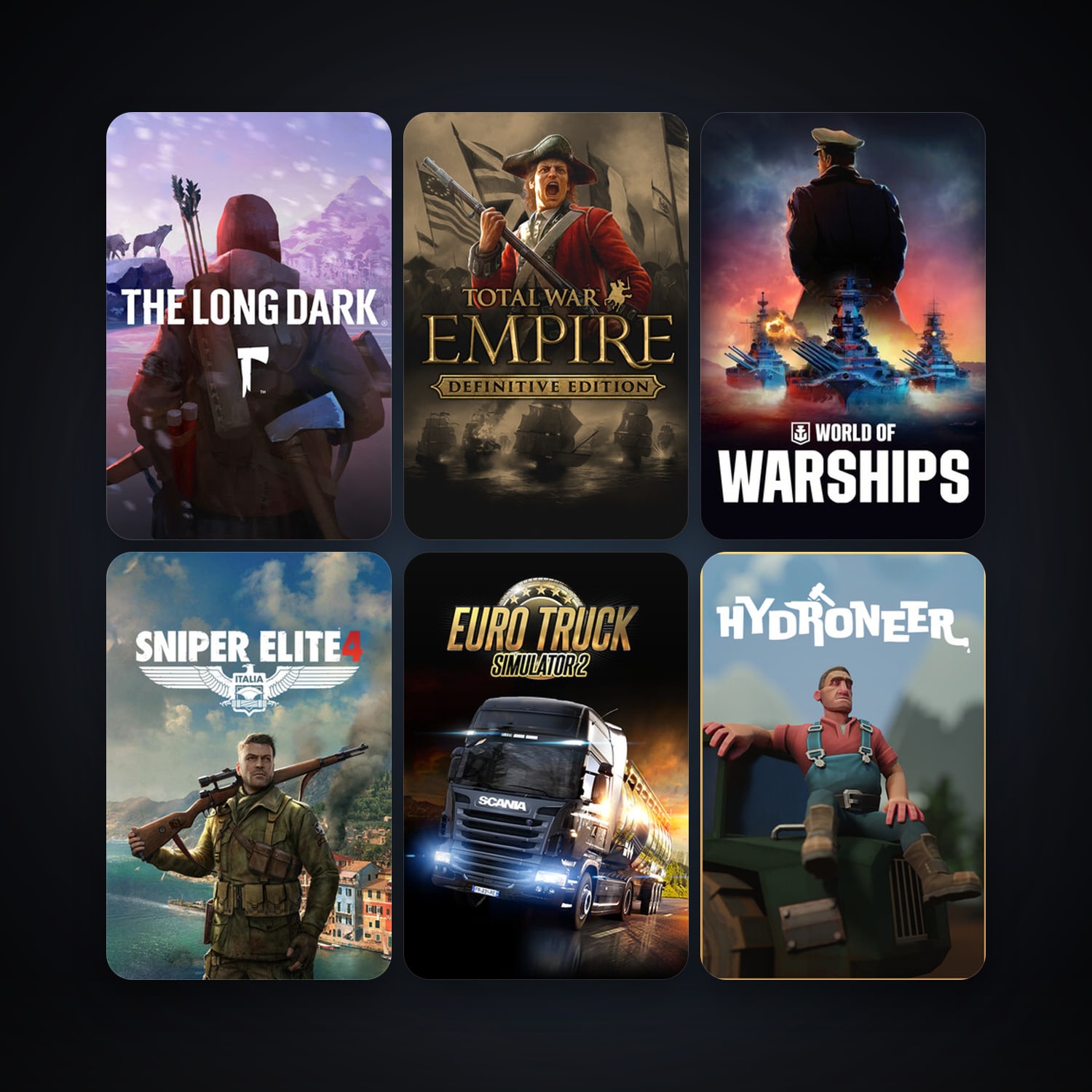 Empire: Total War + The Walking Dead, 17 games, clean — HabibiAccounts