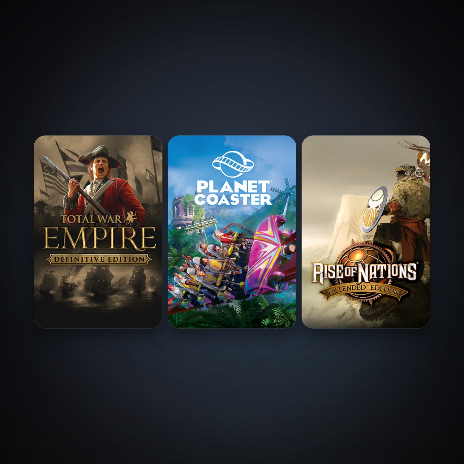 Empire: Total War + Rise of Nations: Extended Edition, 5 games, clean — HabibiAccounts
