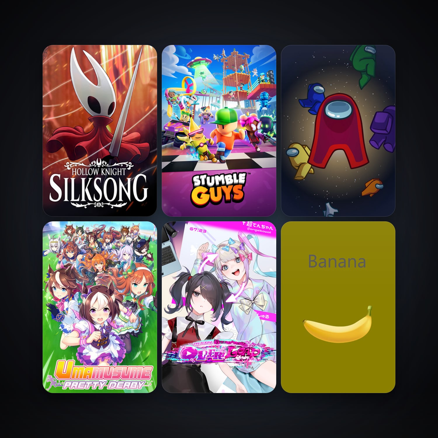 VRChat + Among Us, 11 games, clean — HabibiAccounts