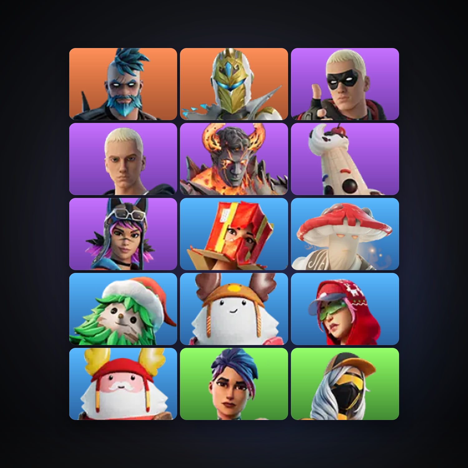 Fortnite account with Omegarok & Spectra Knight — 15 skins — 350 V-Bucks — lvl 361 — HabibiAccounts