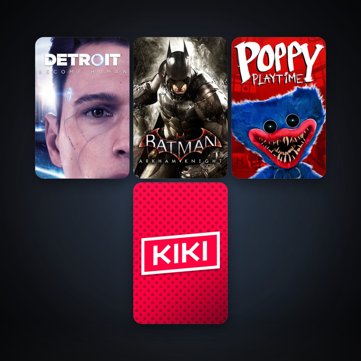 Batman: Arkham Knight + Detroit: Become Human, 10 games, clean — HabibiAccounts
