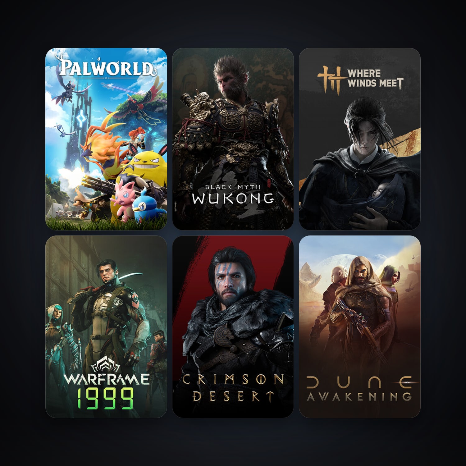 Steam account: Warframe + Dune: Awakening, 8 games, clean — HabibiAccounts