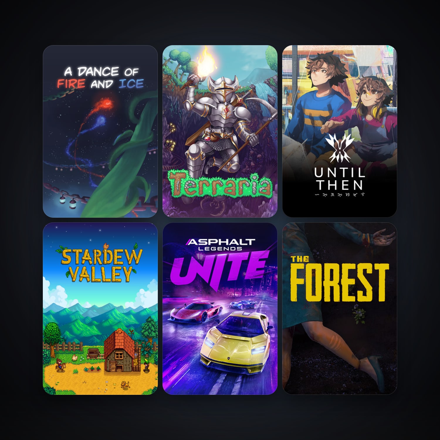 Terraria + The Forest, 13 games, clean — HabibiAccounts