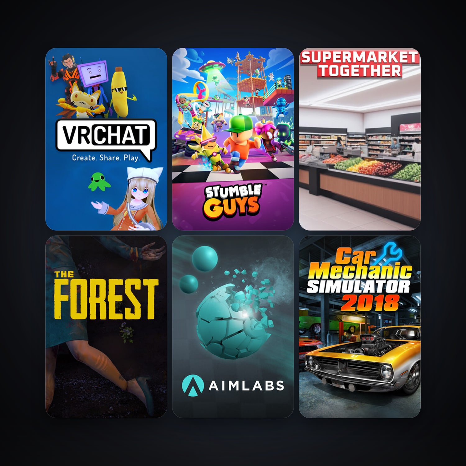 Free CS2 (No Prime) + The Forest, 13 games, clean — HabibiAccounts