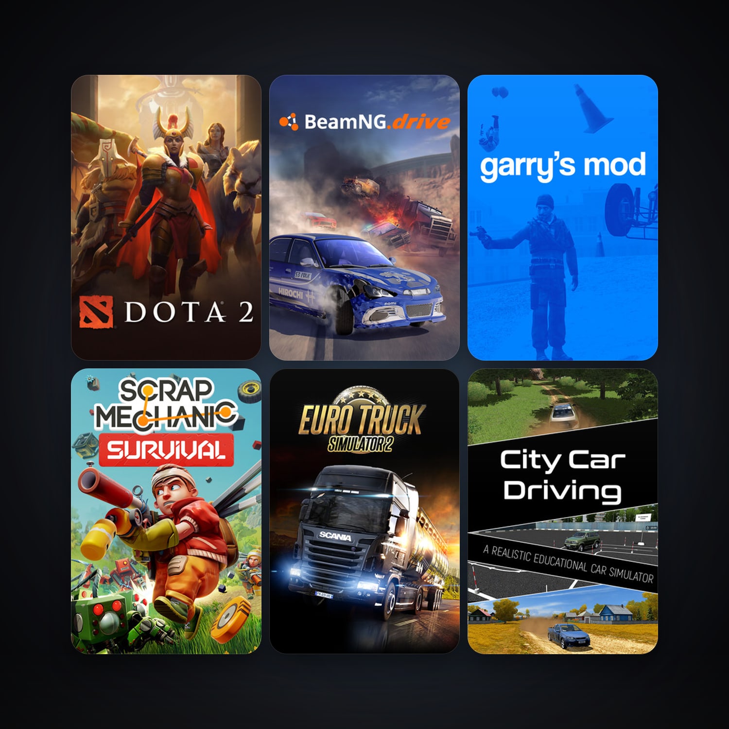 Dota 2 + Garry's Mod, 47 games, Steam 12, clean — HabibiAccounts