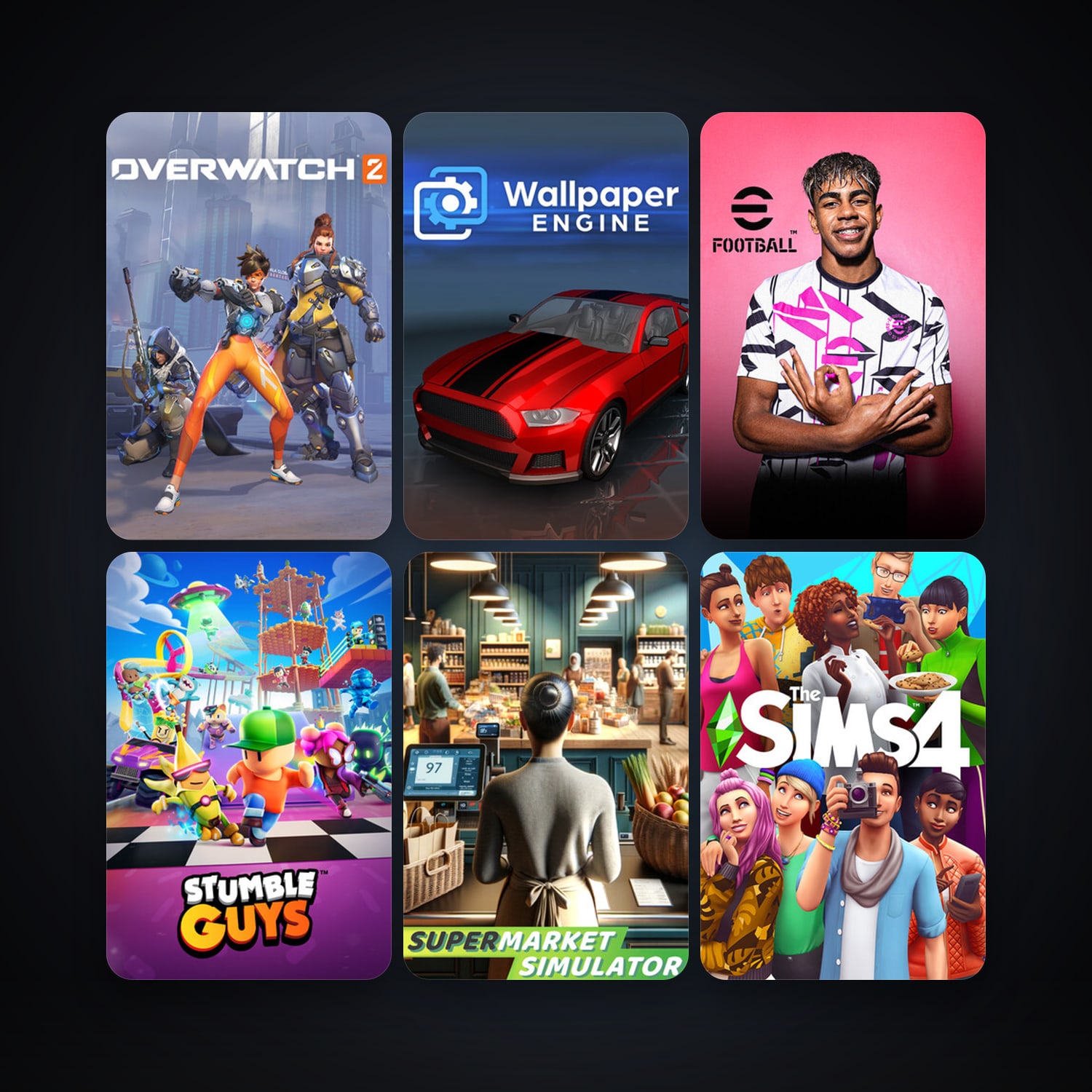 Free CS2 (No Prime) + Wallpaper Engine, 25 games, clean — HabibiAccounts