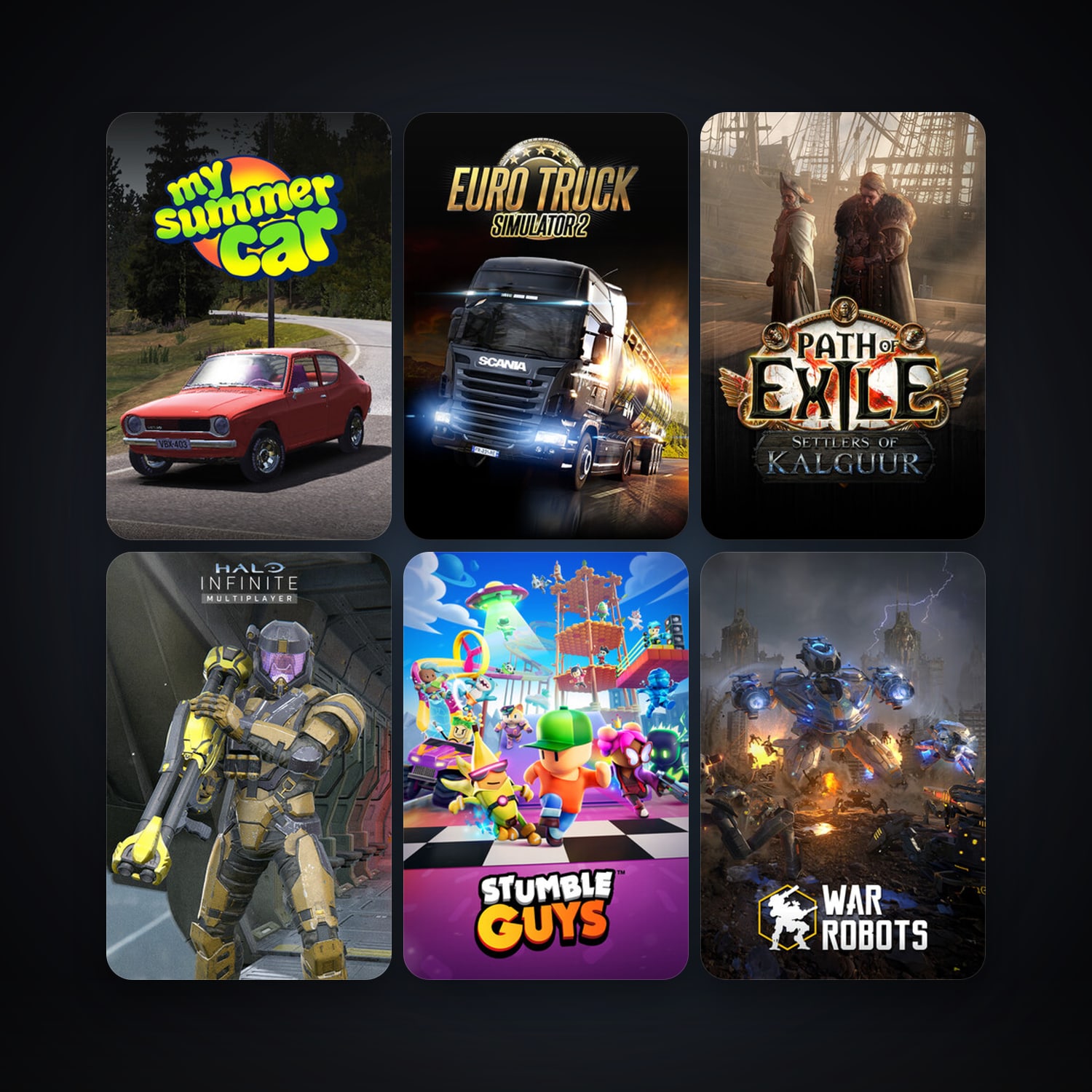 Free CS2 (No Prime) + Euro Truck Simulator 2, 57 games, clean — HabibiAccounts
