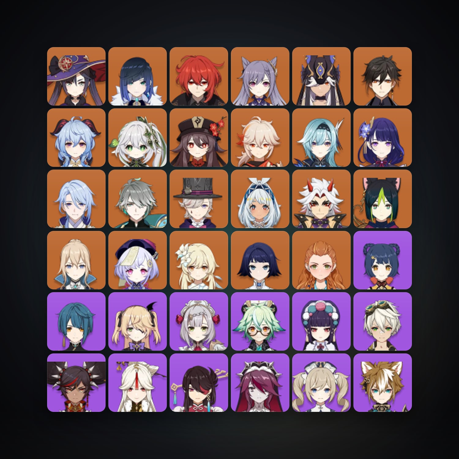 Genshin Impact | AR 59 | 62 Chars | 20× 5★ — HabibiAccounts