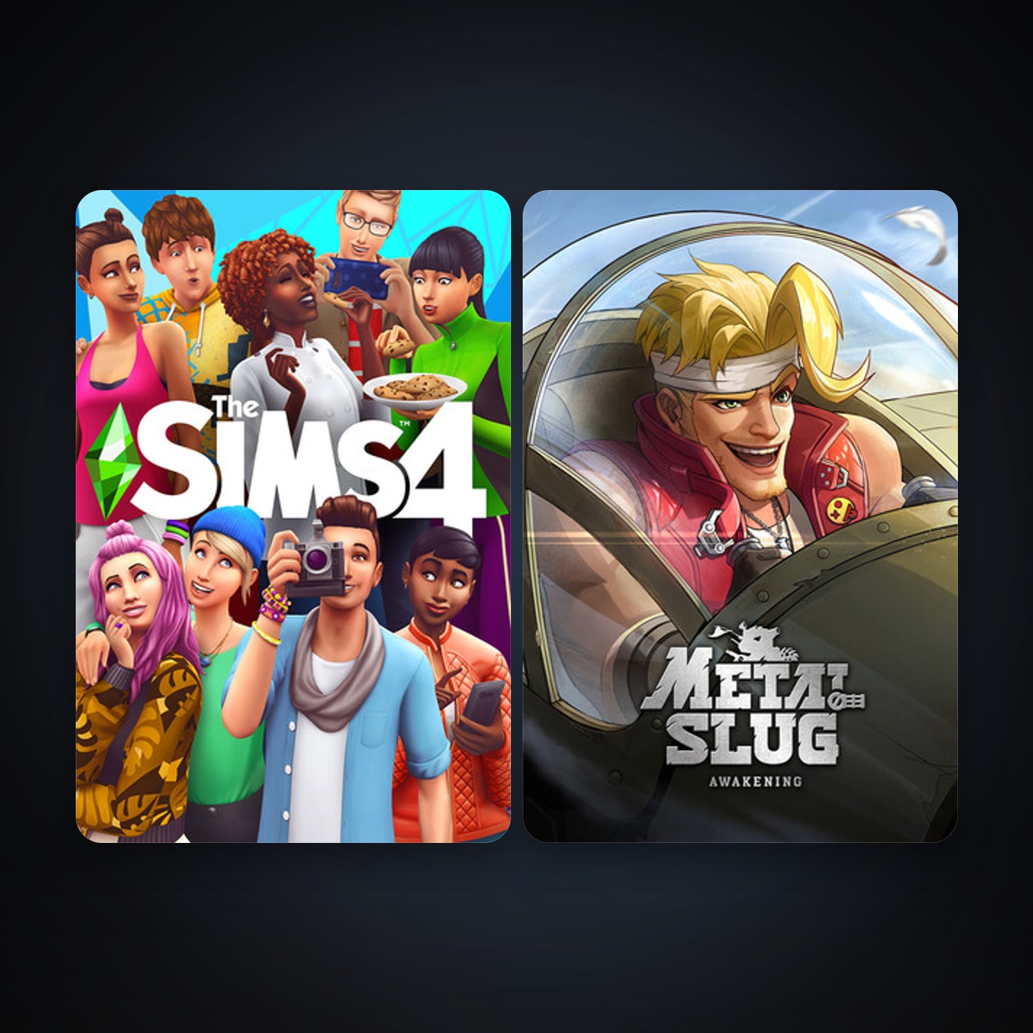 The Sims 4 + Metal Slug: Awakening, 2 games, clean — HabibiAccounts