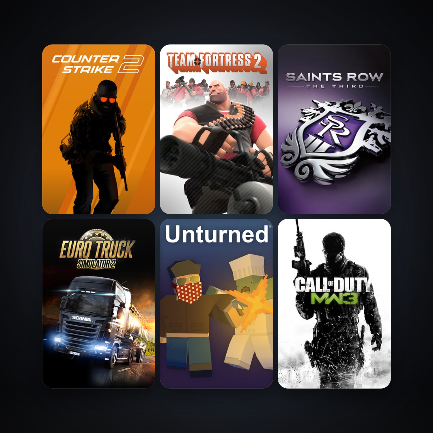Team Fortress 2 + Dota 2, 39 games, Steam 11, clean — HabibiAccounts