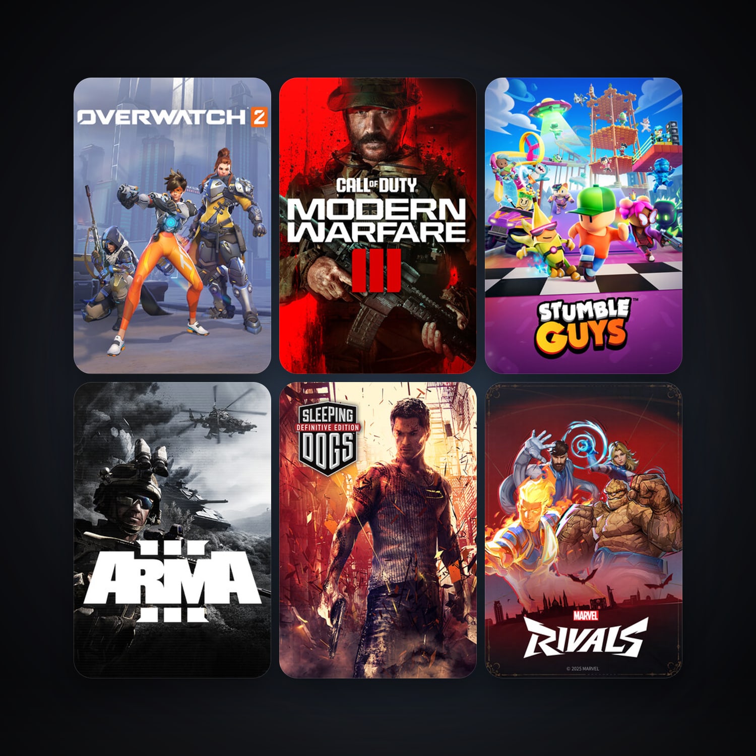 Half-Life + Arma 3, 18 games, clean — HabibiAccounts