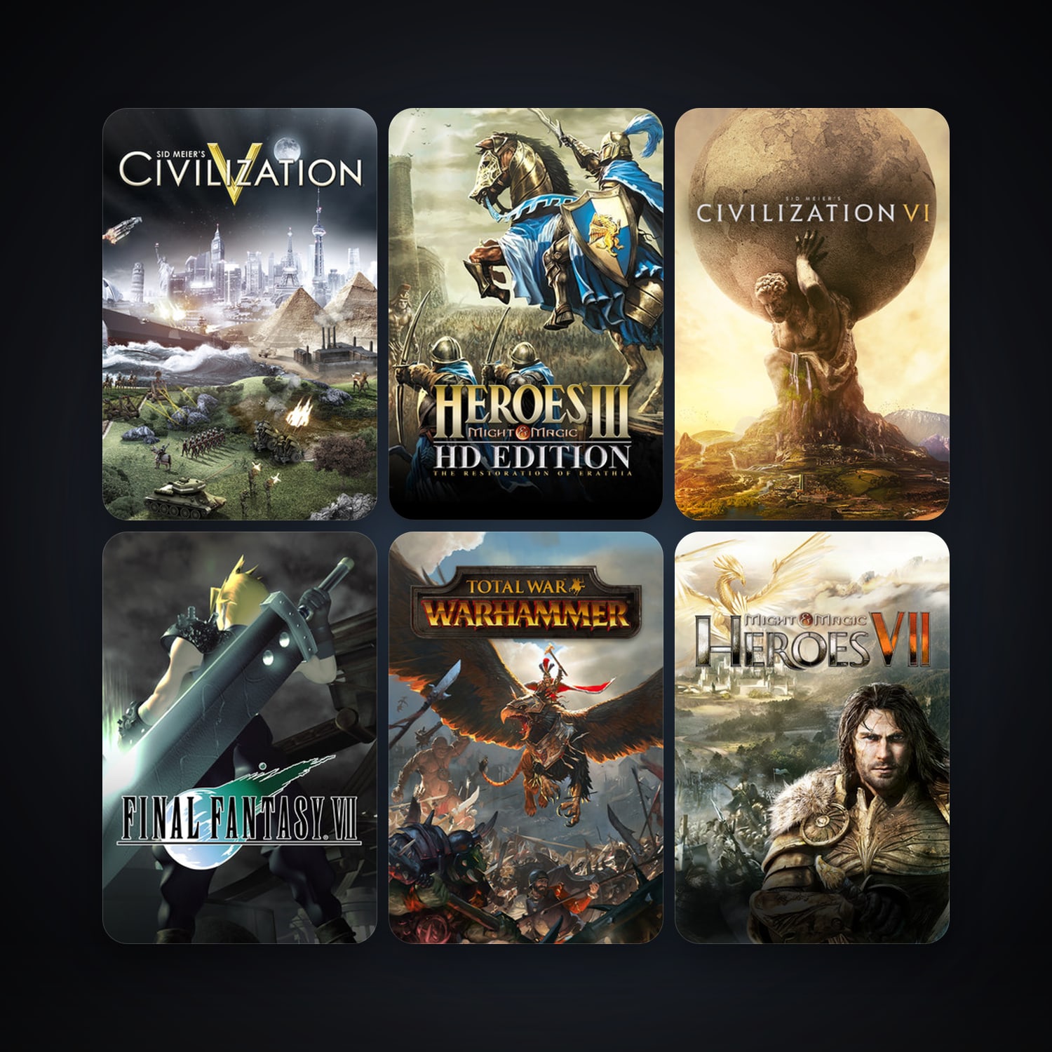 Sid Meier's Civilization V + Guild Wars Reforged, 16 games, clean — HabibiAccounts