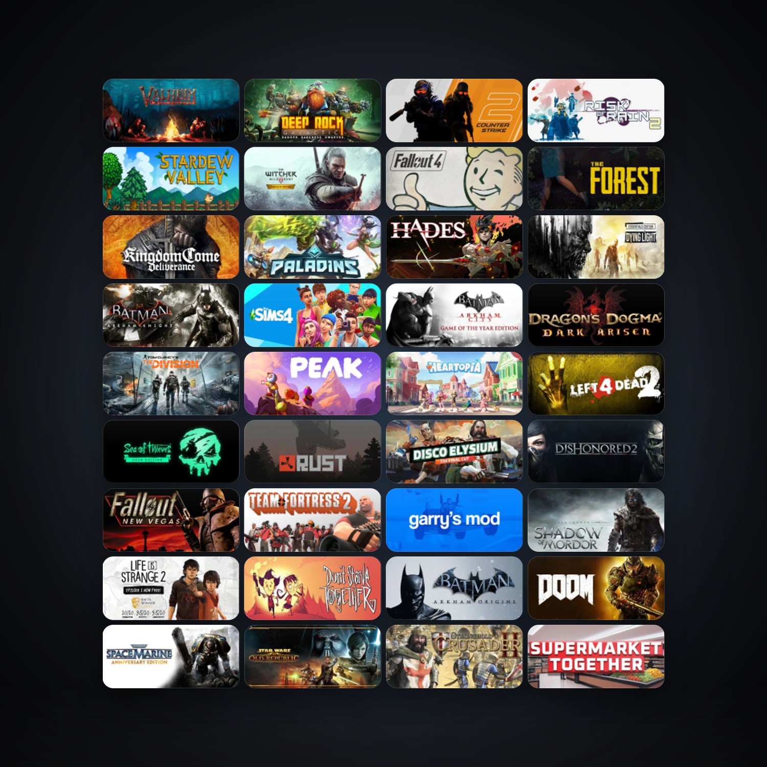 Steam 138 games, Steam 37, clean — HabibiAccounts
