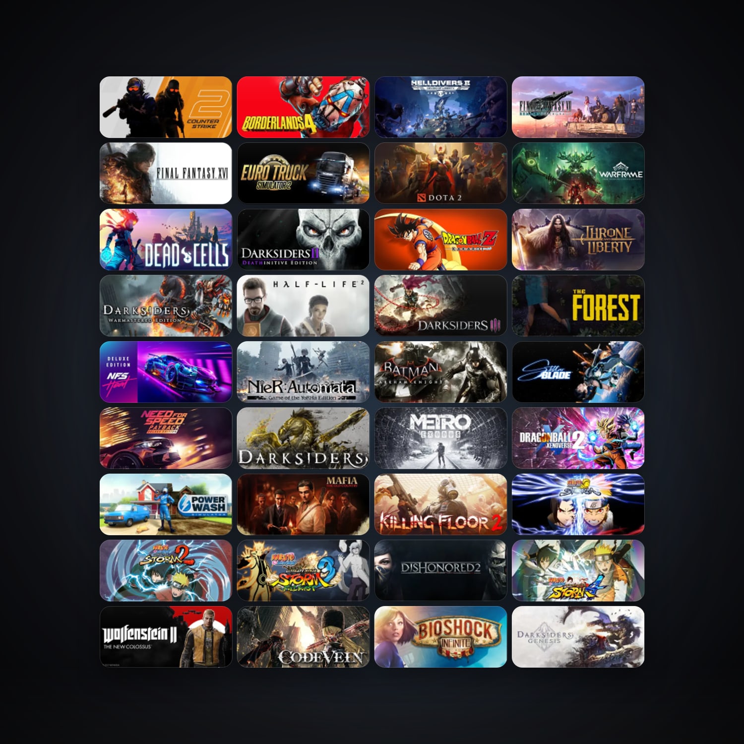 Steam 112 games, Steam 11, clean — HabibiAccounts
