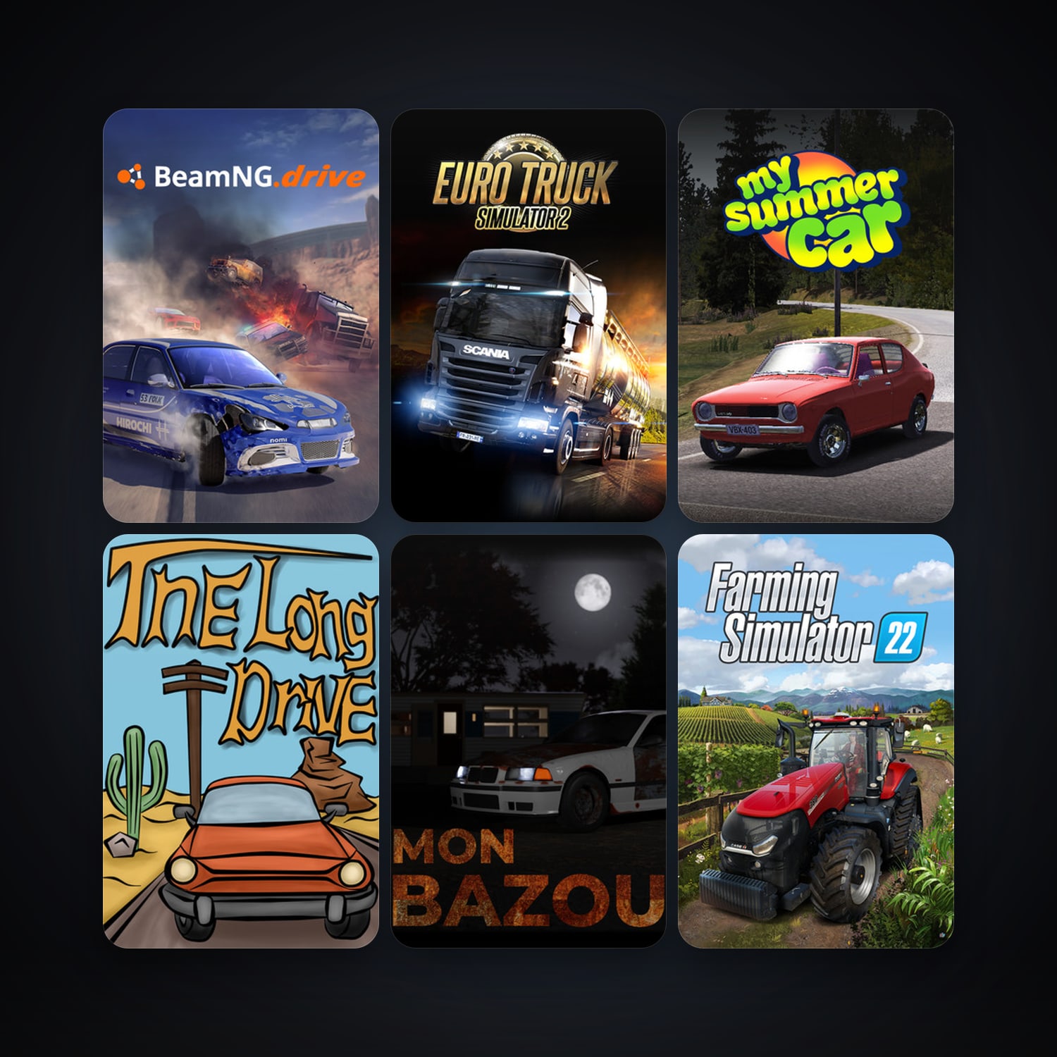 Free CS2 (No Prime) + Euro Truck Simulator 2, 44 games, clean — HabibiAccounts