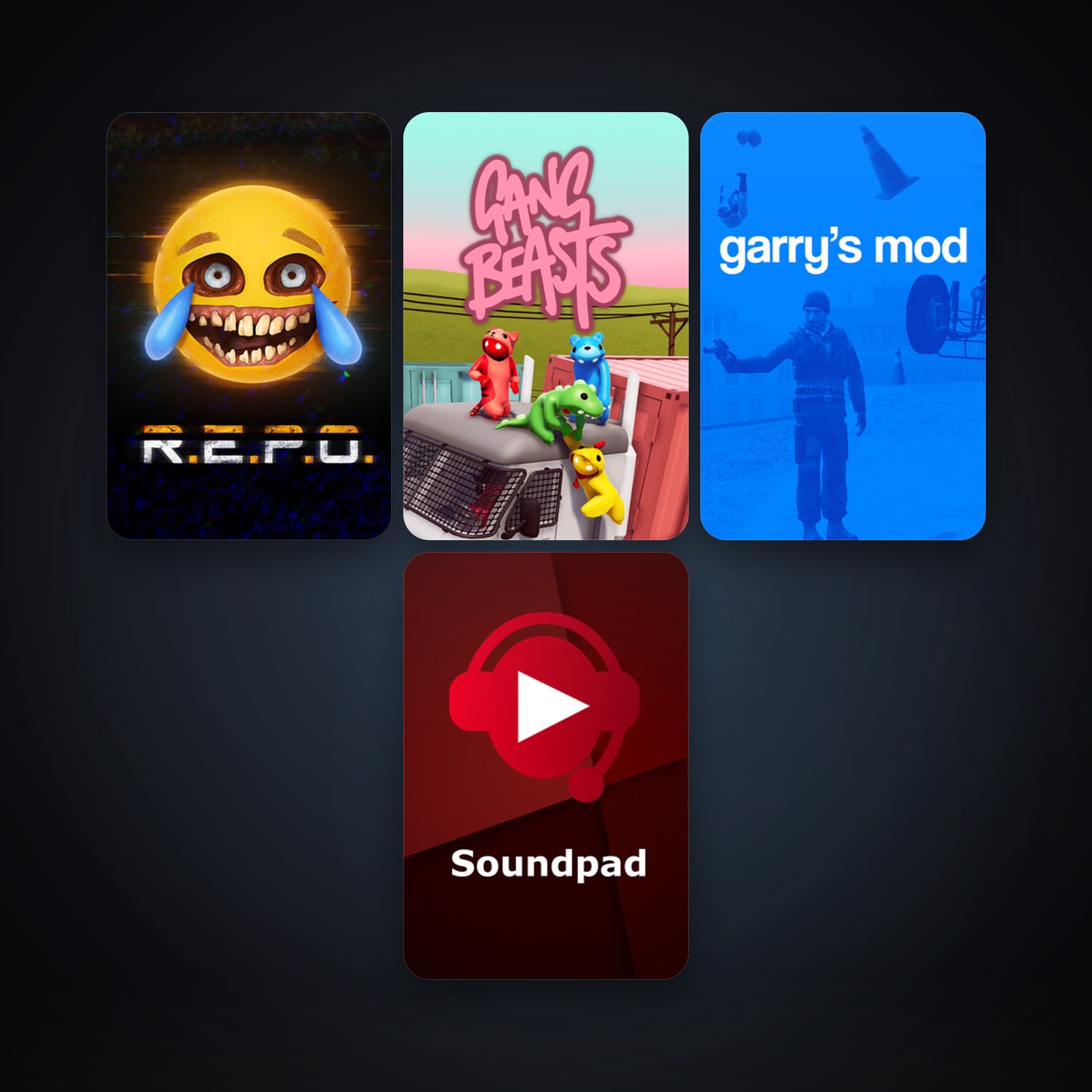 Garry's Mod + Gang Beasts, 9 games, clean — HabibiAccounts