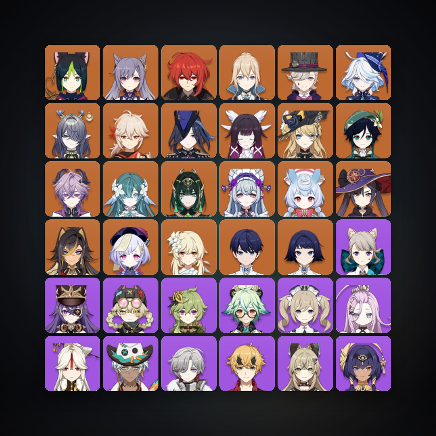 Genshin Impact | AR 58 | 70 Chars | 20× 5★ — Genshin / miHoYo Account — HabibiAccounts